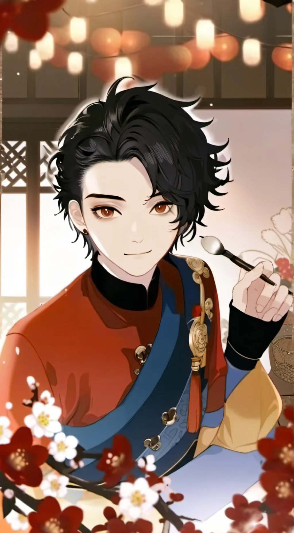 ai character: Alexandra mullen 💗 background