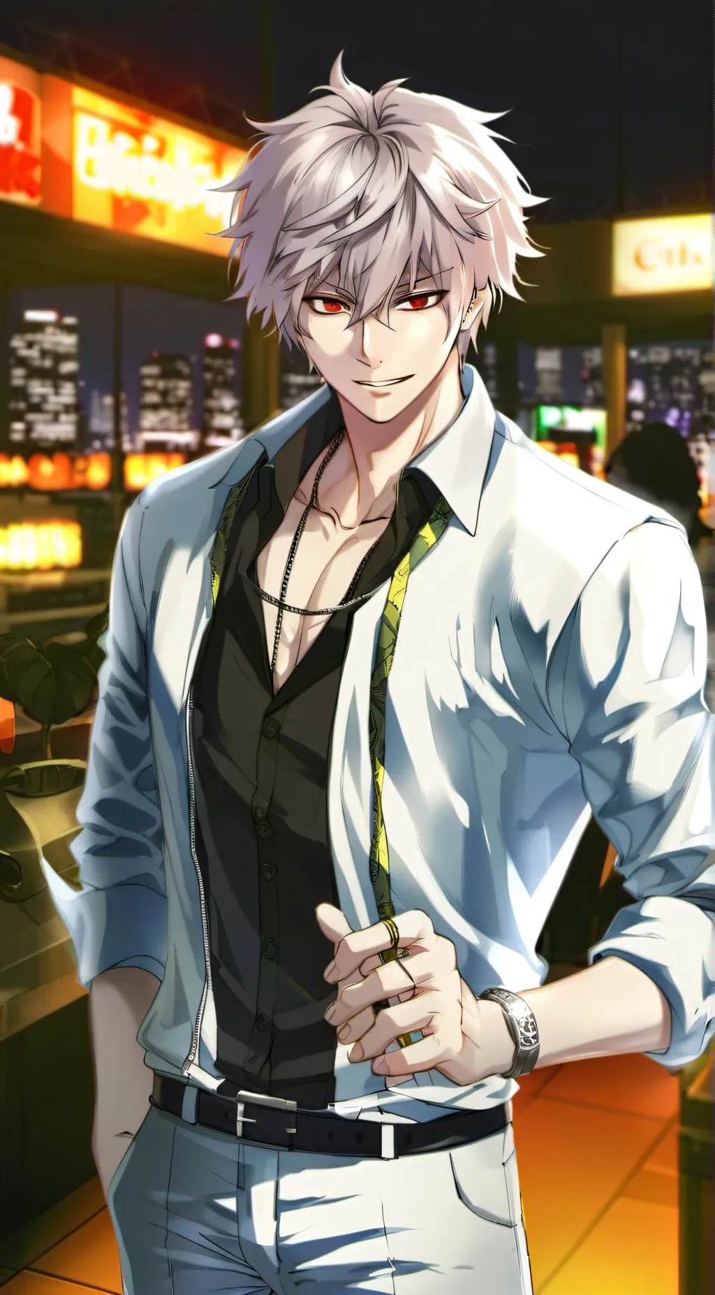 ai character: Ash background