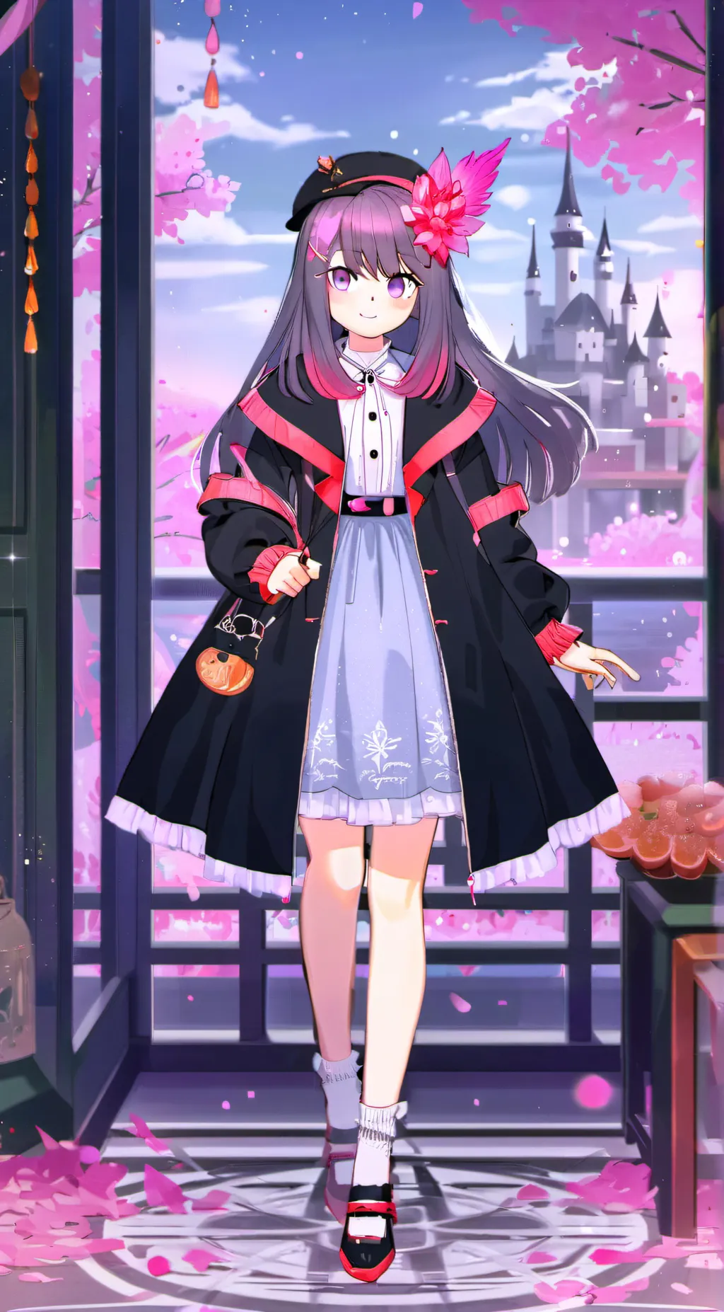 ai character: princess  background