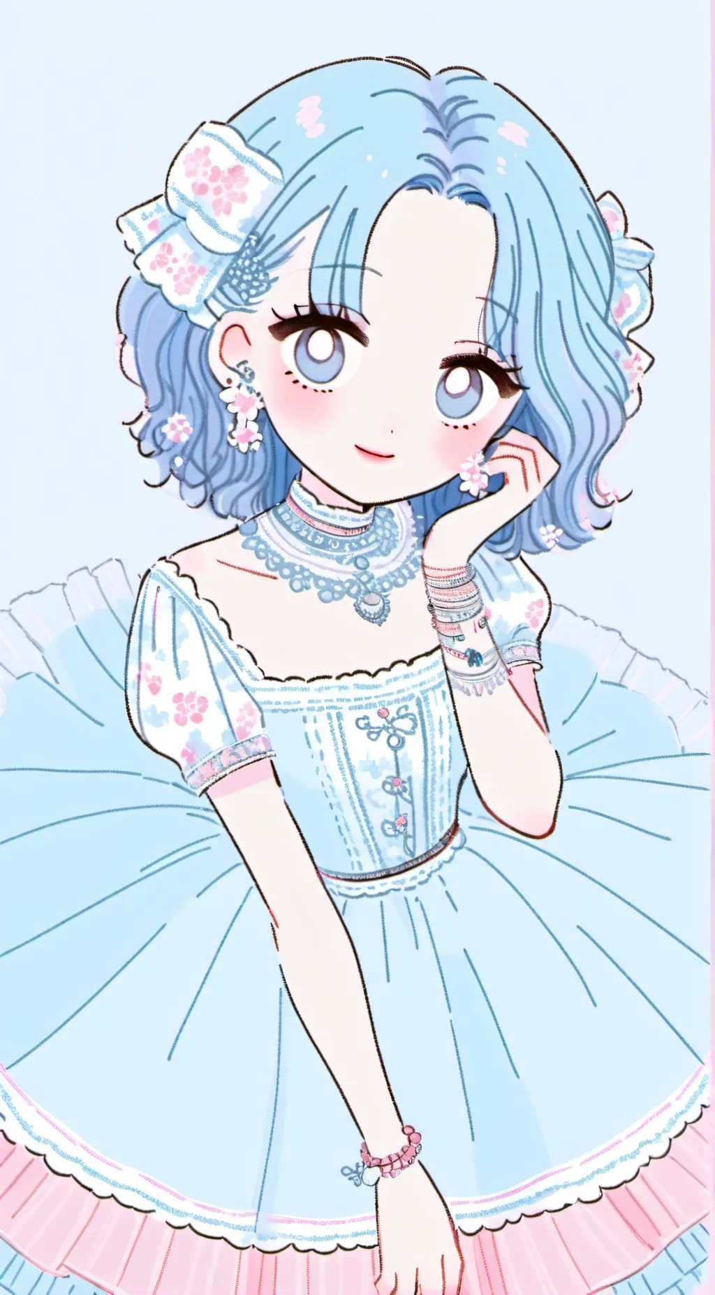 ai character: Mira  background