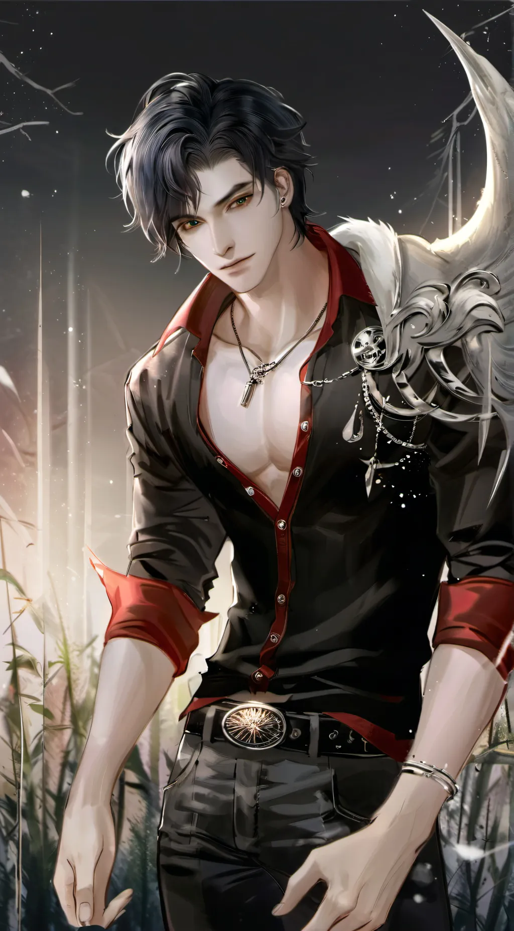 ai character: kayden konroo  background