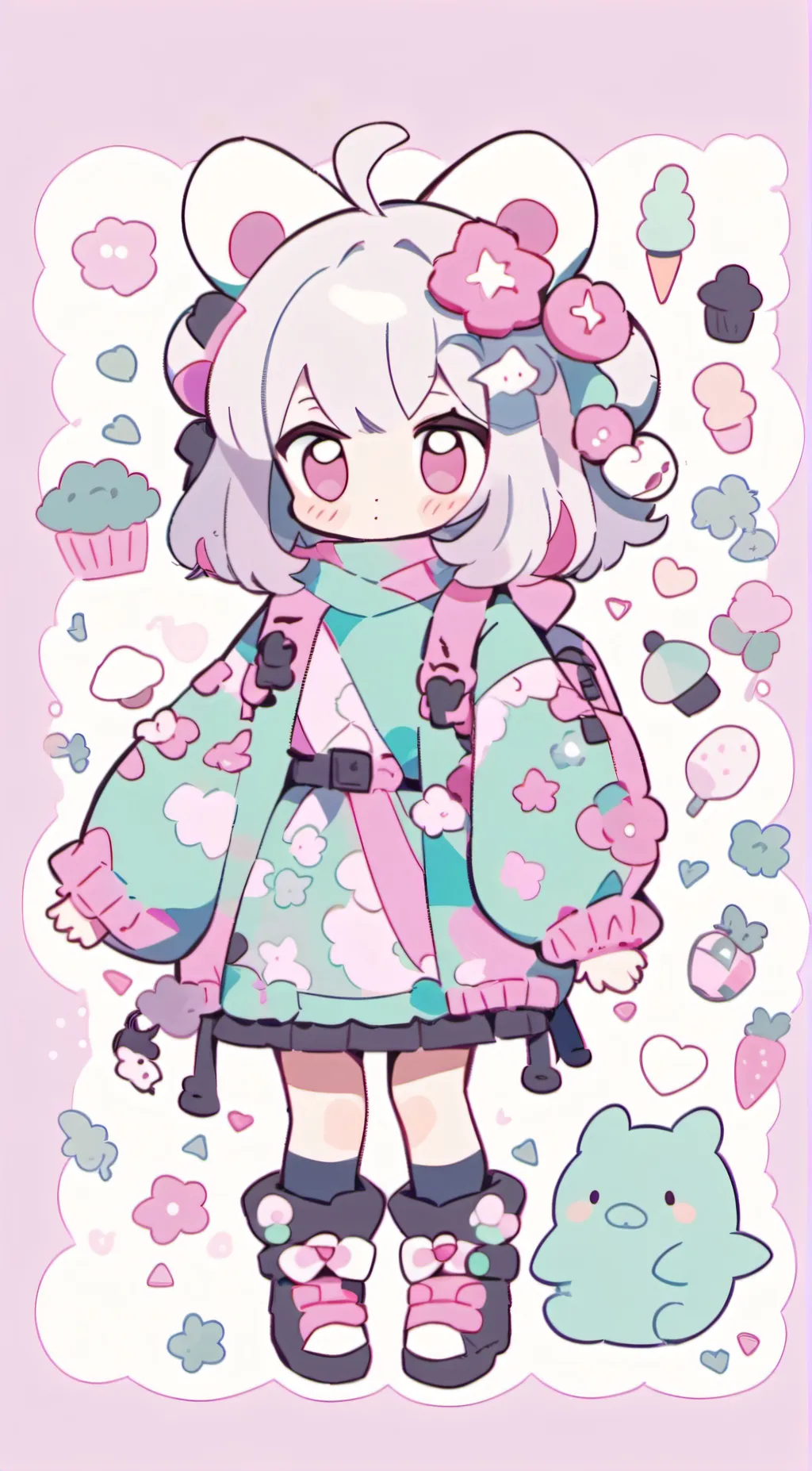 ai character: Fnf background