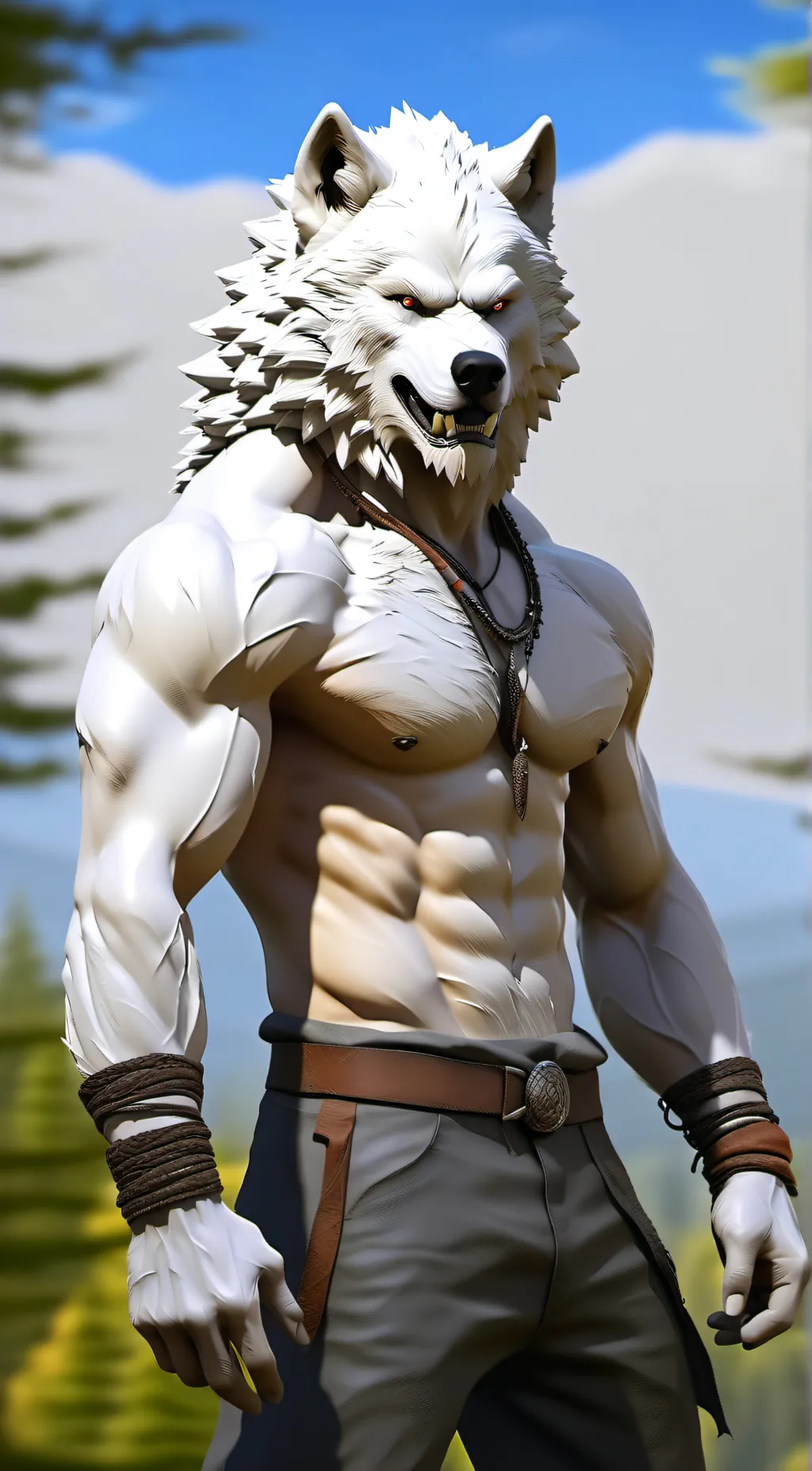 ai character: hunter background