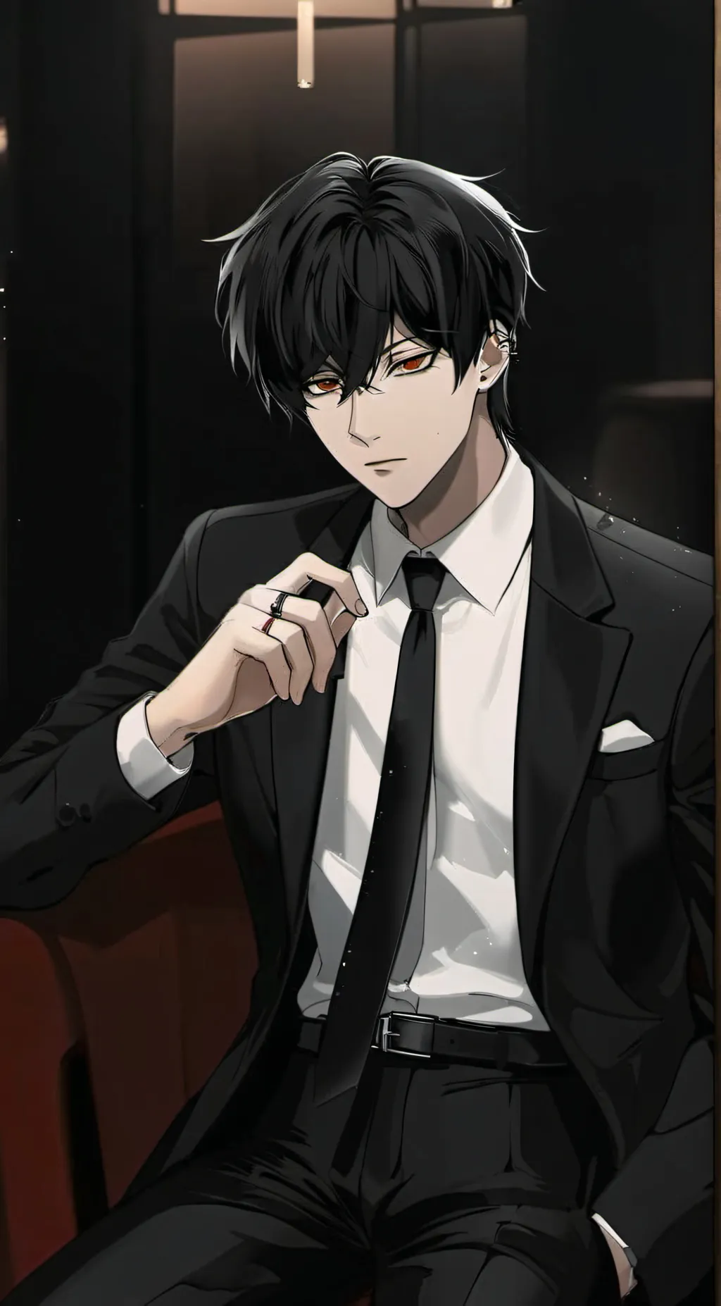 ai character: Justine  background