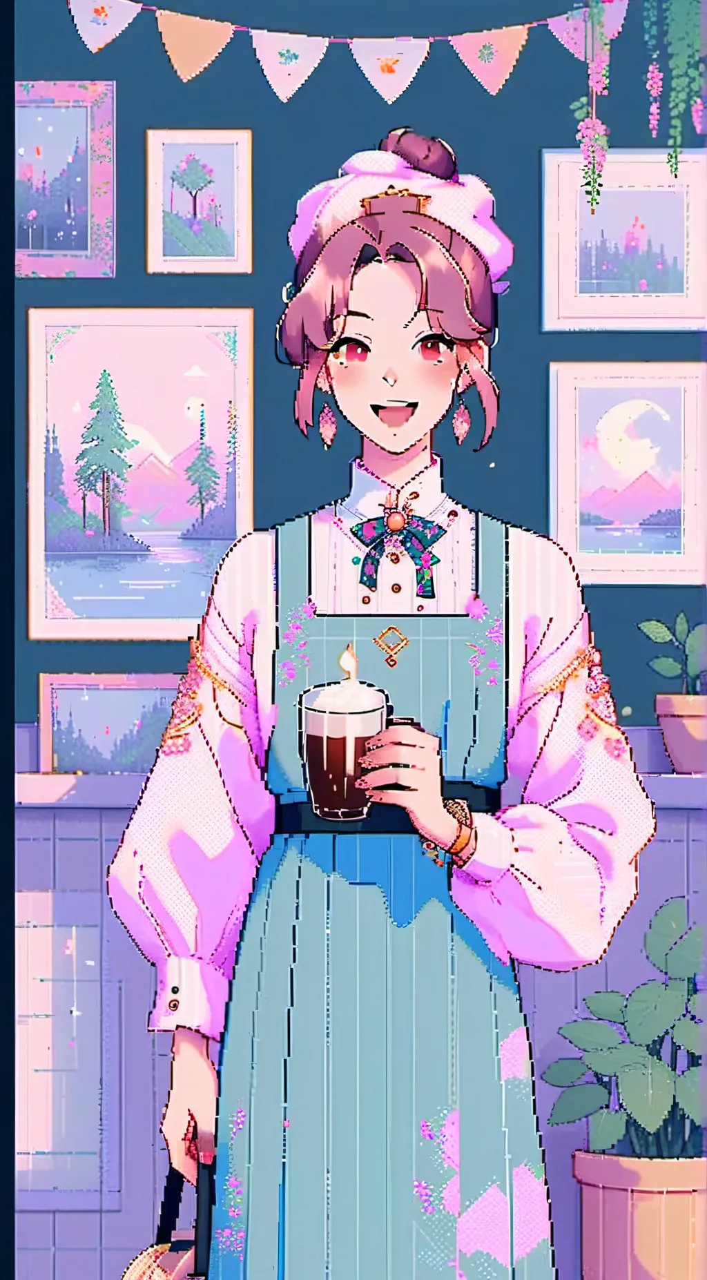 ai character: daviana background