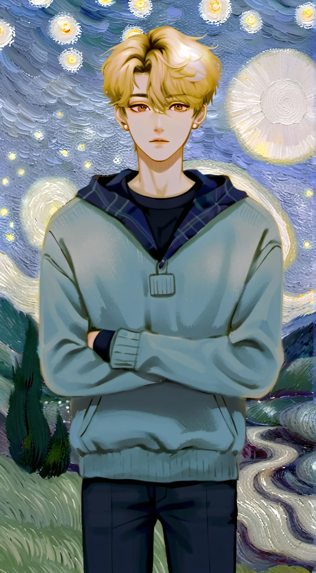 ai character: Sam background