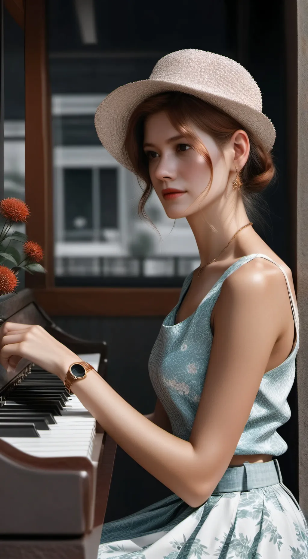 ai character: ally background