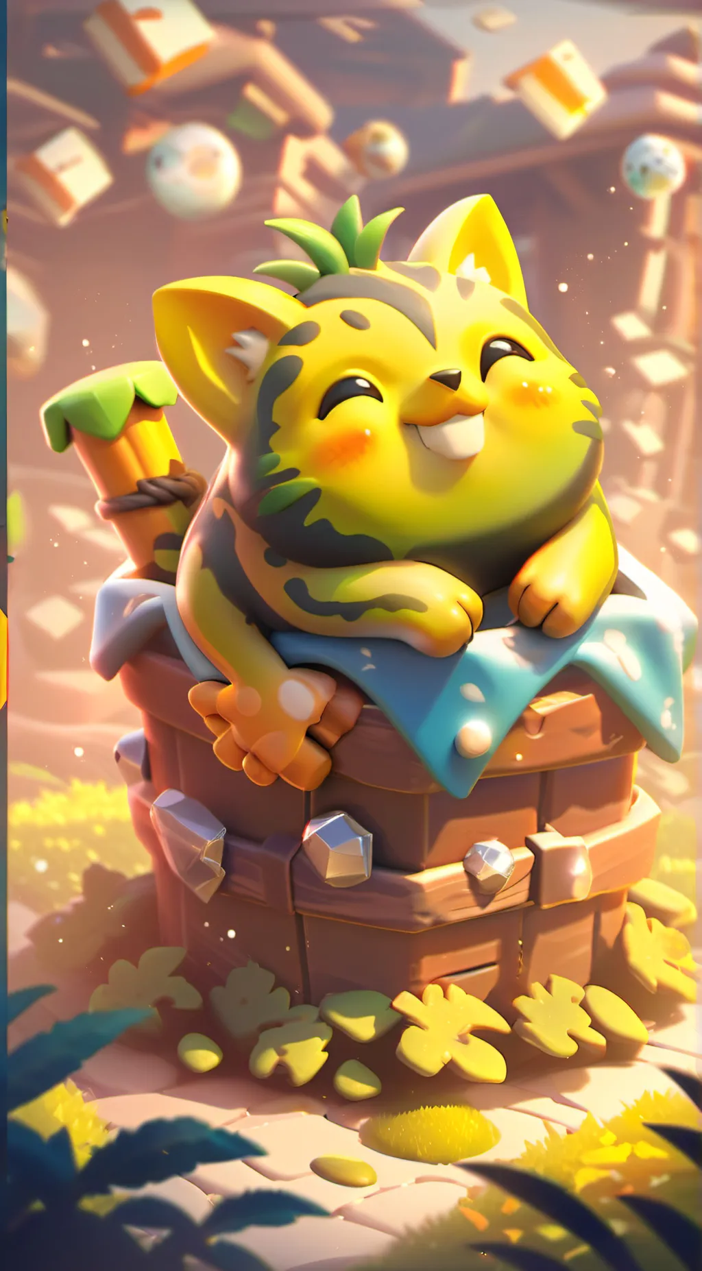 ai character: Catnap background