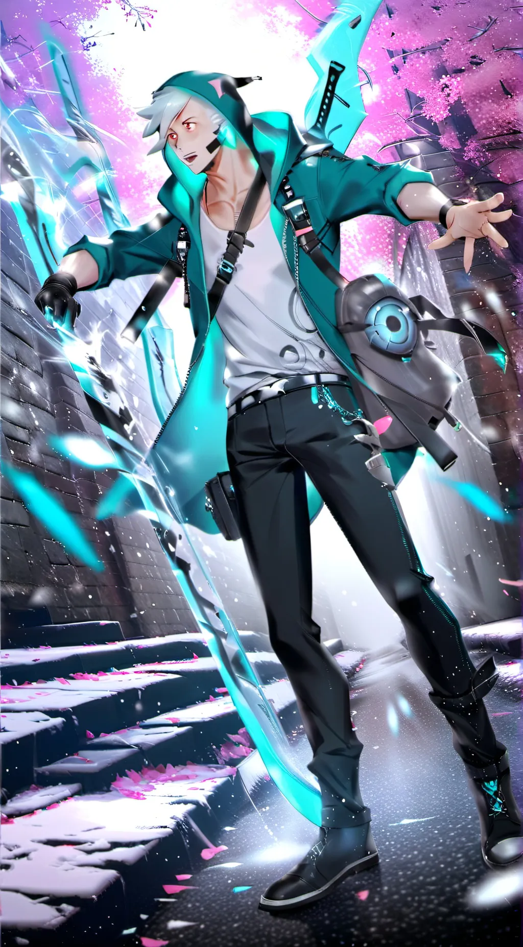 ai character: Bakugo /king  background