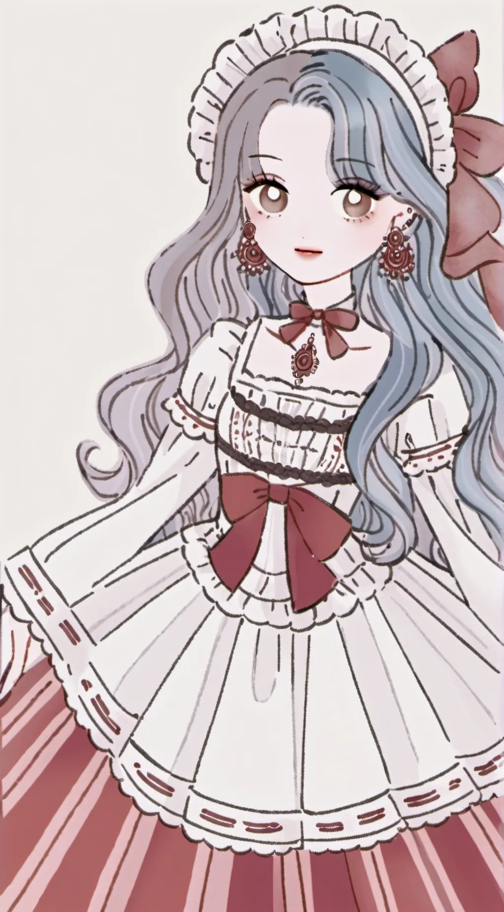 ai character: lady luna uno wom background