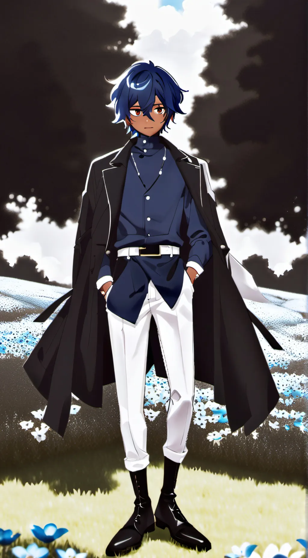 ai character: Zack  background