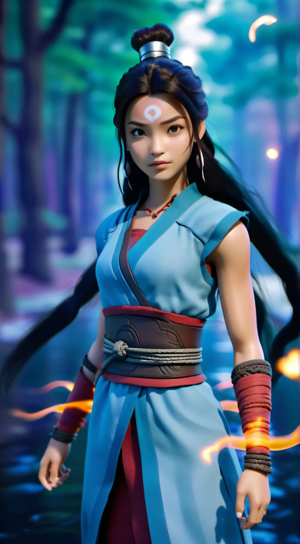 ai character: Katara background
