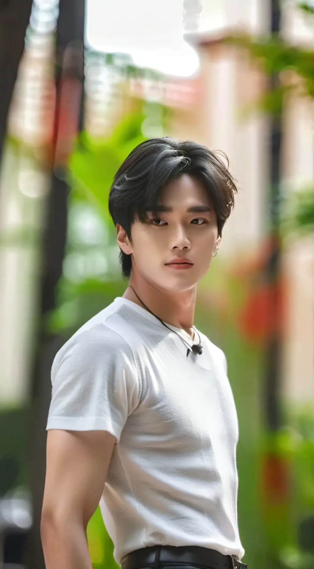 ai character: Byeon Woo Seok  background