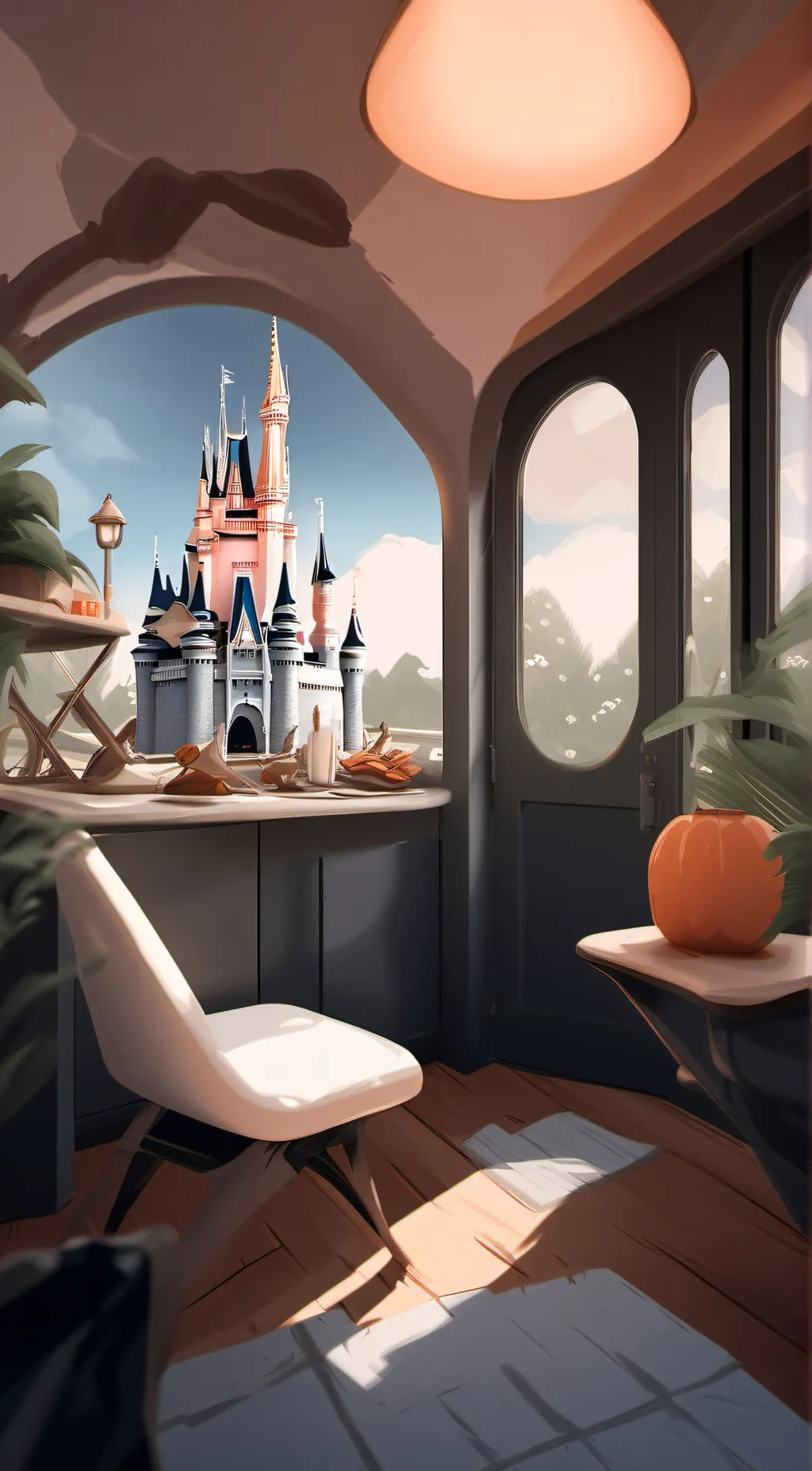 ai character: The disney background