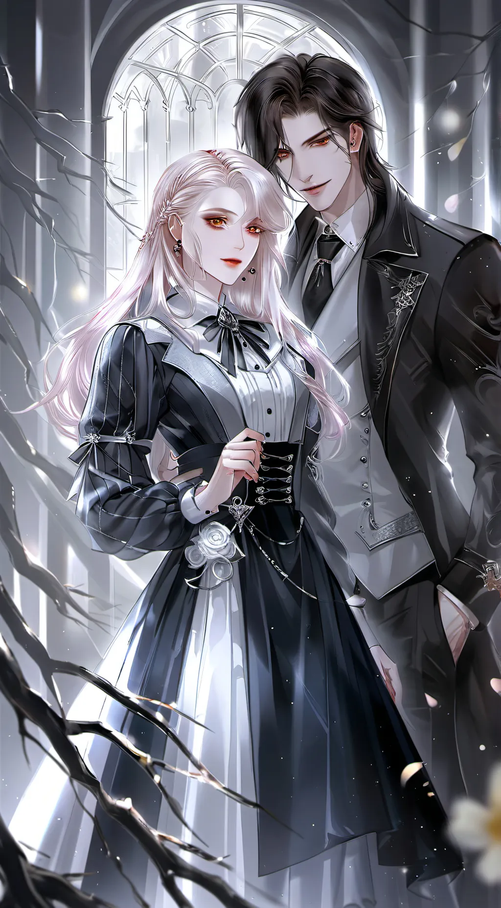 ai character: 4 vampire boys background