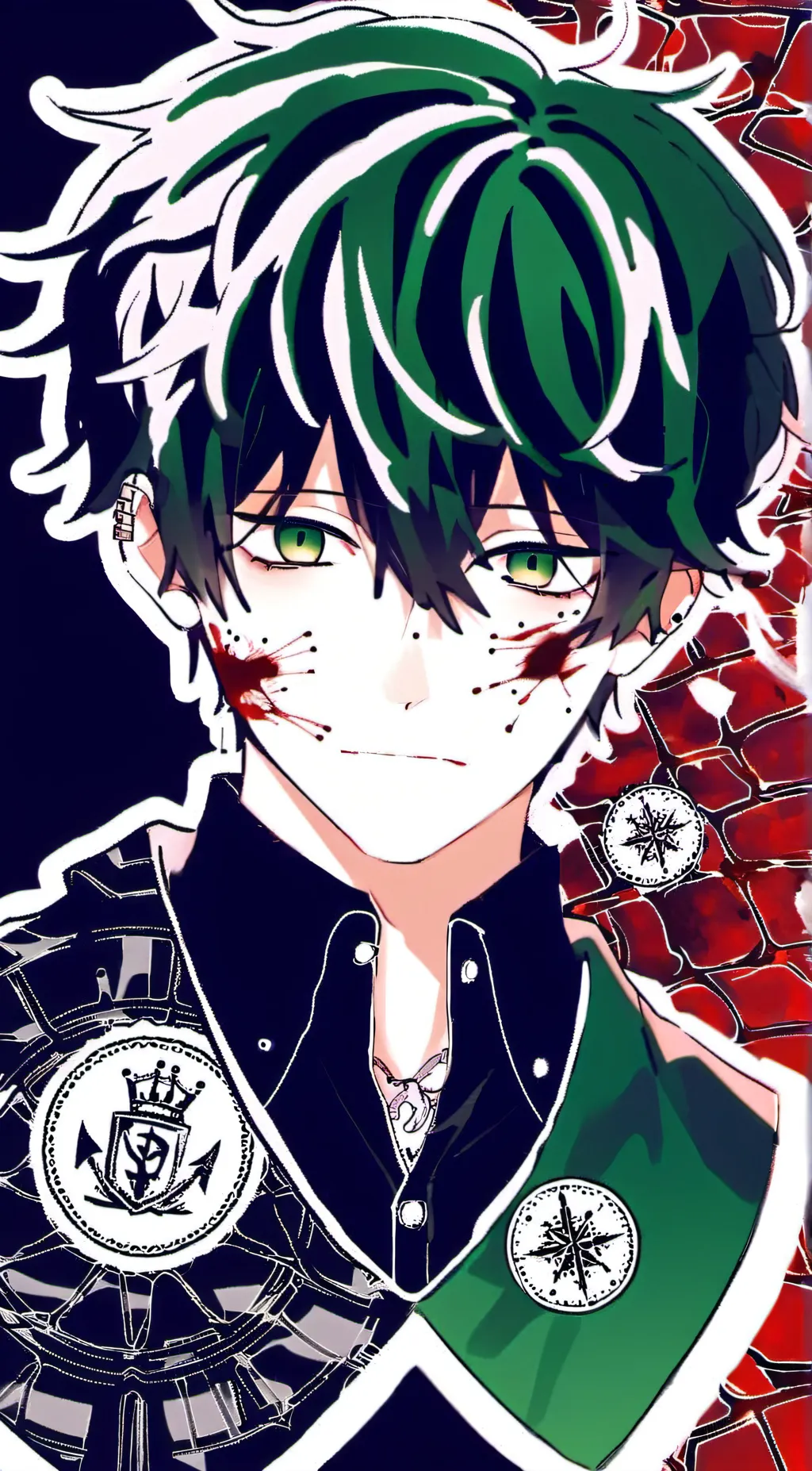 ai character: izuku  background