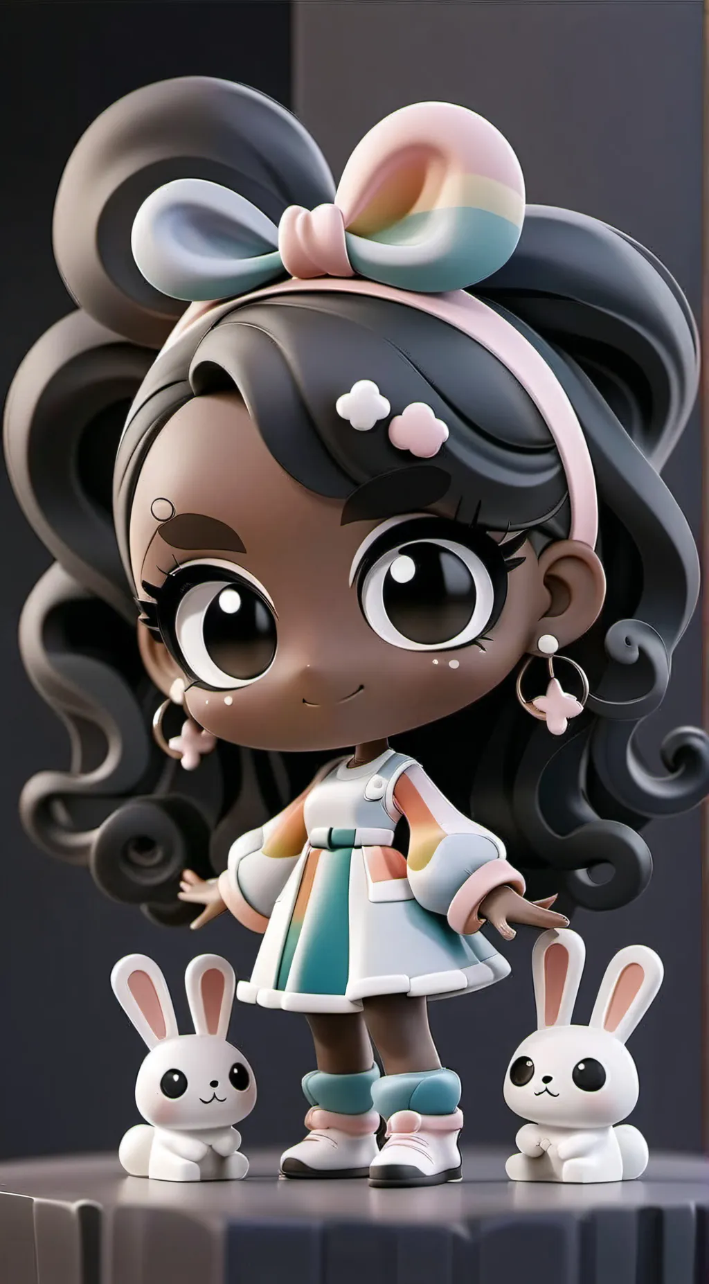 ai character: Ebony background