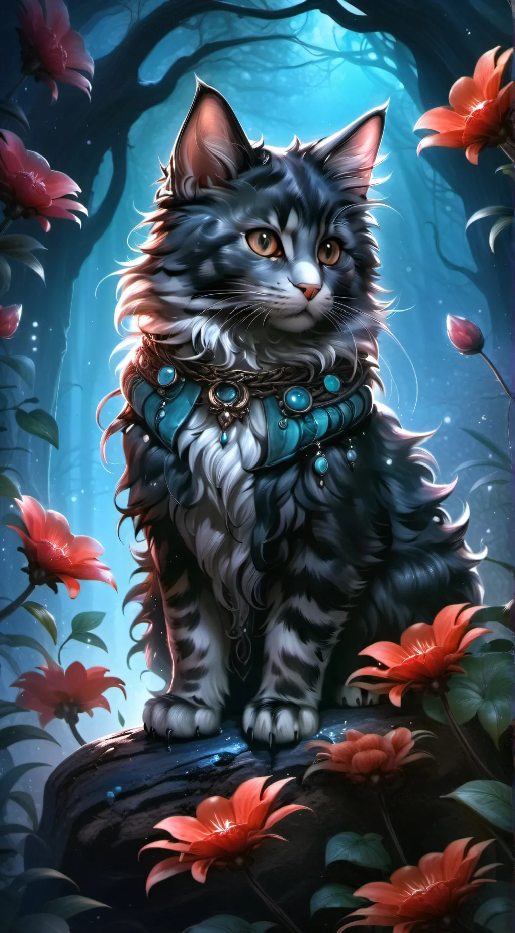 ai character: catnap background