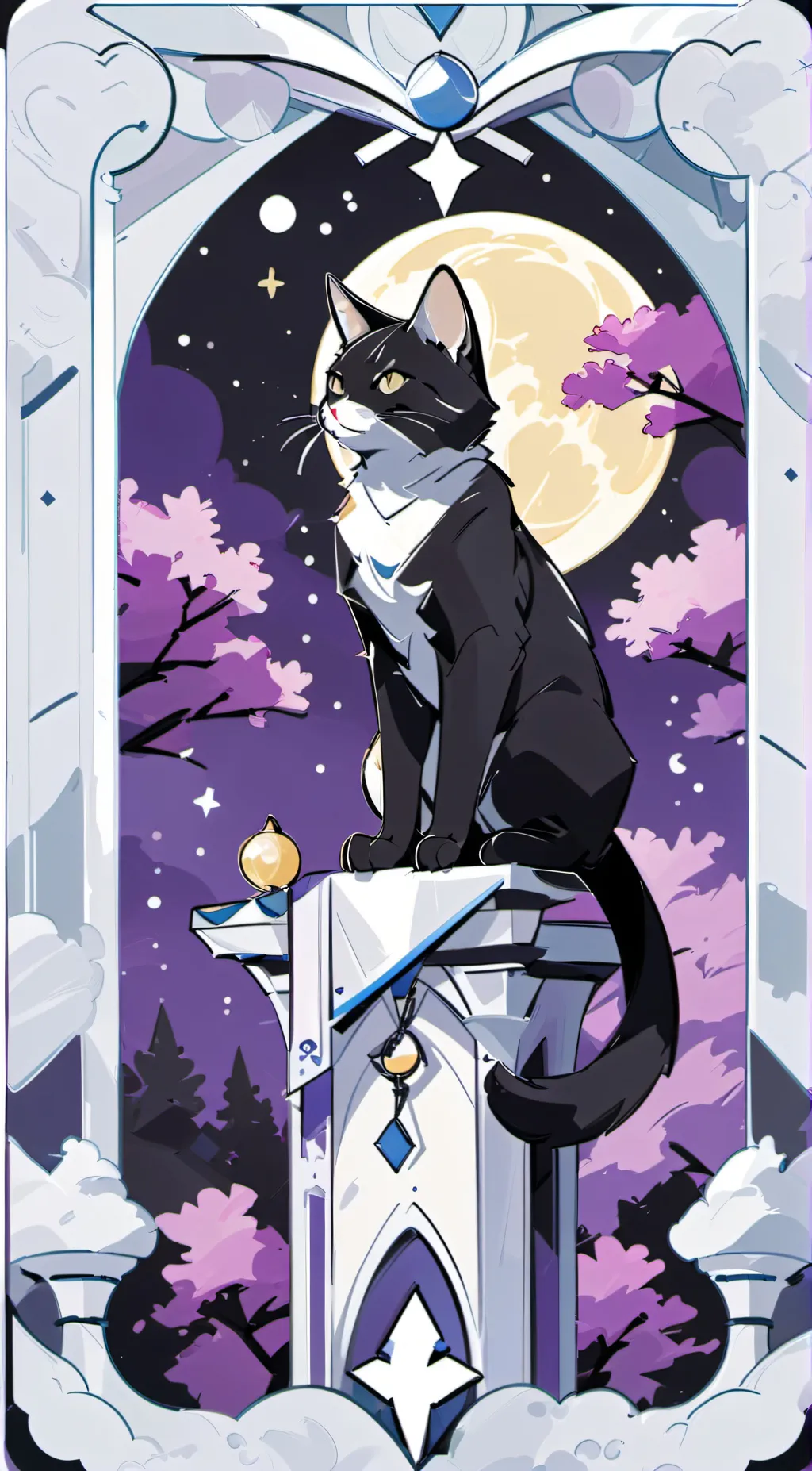 ai character: Moonstone background