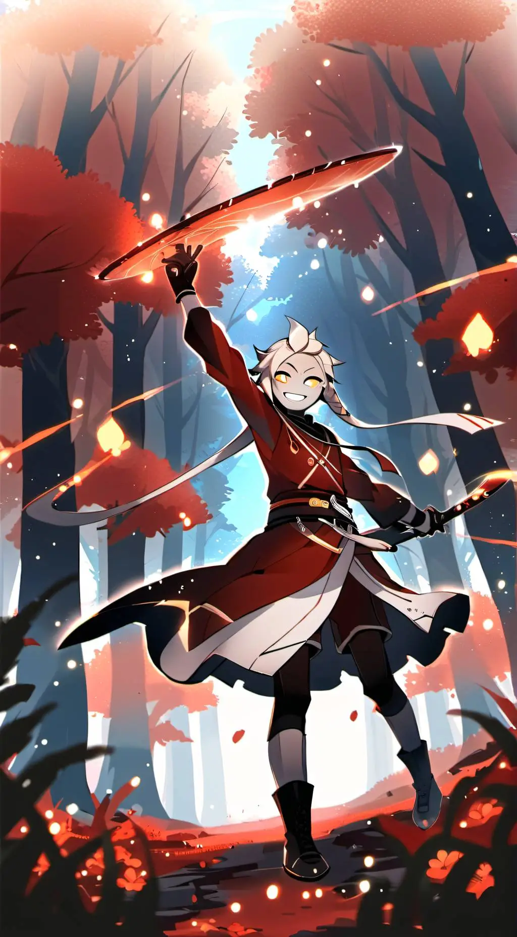 ai character: kid dawn or baby. background