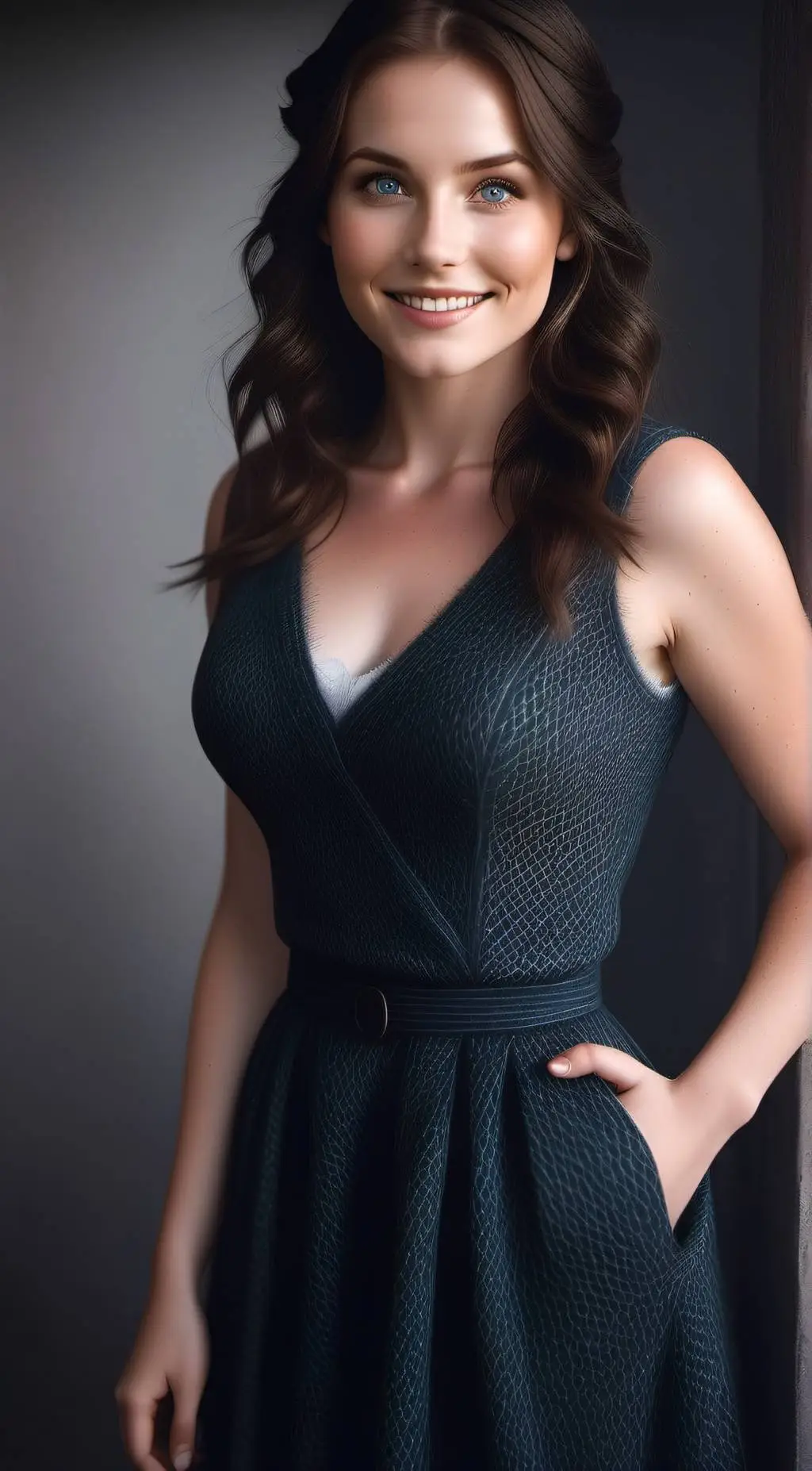 ai character: Ellie Fretser background