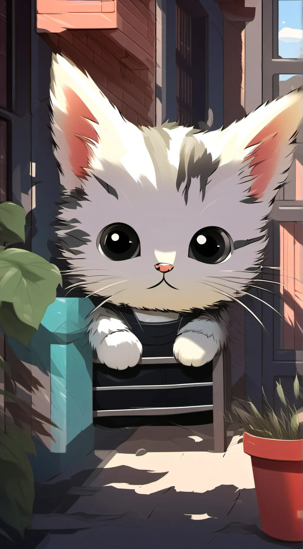 ai character: nugget background