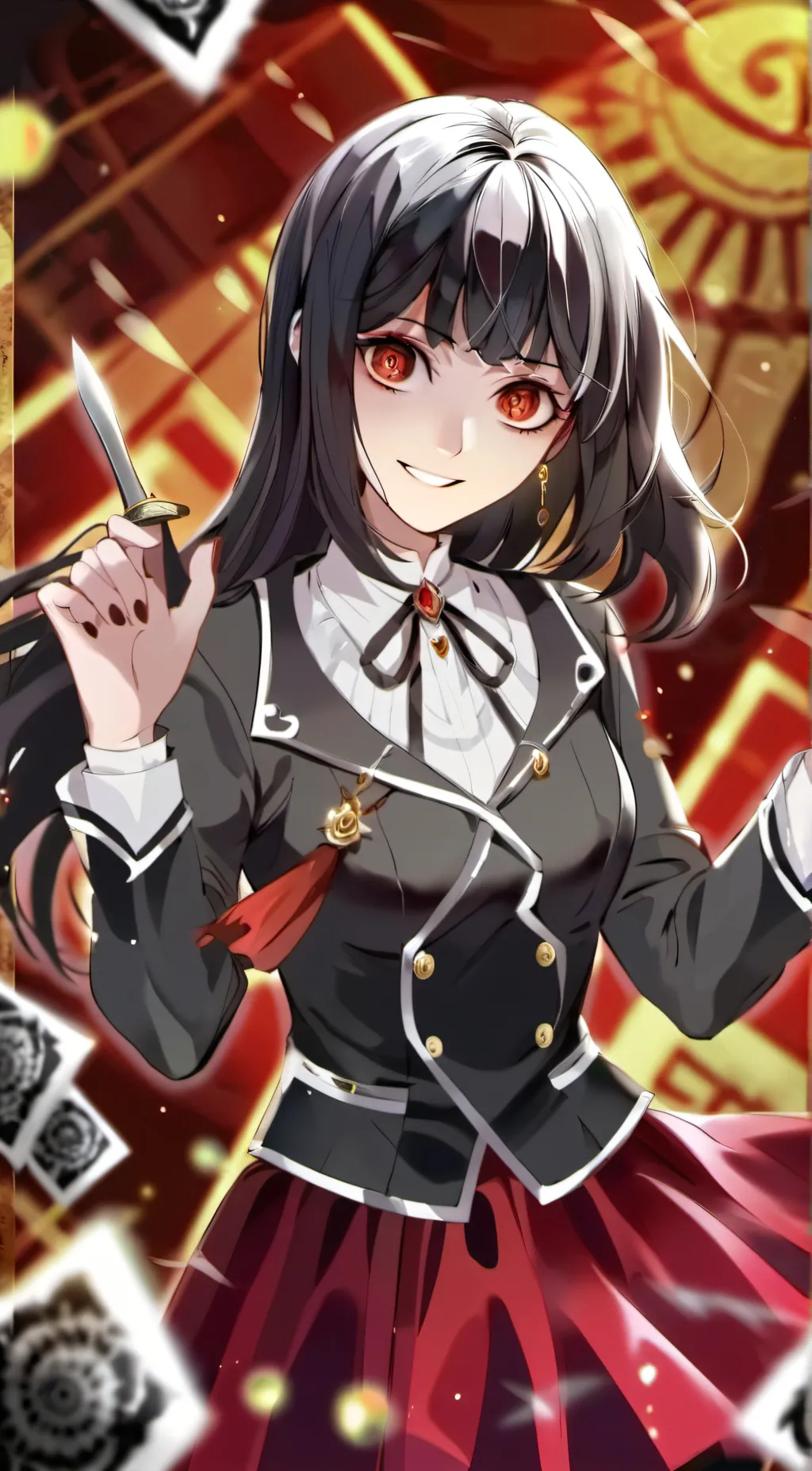 ai character: sarah background