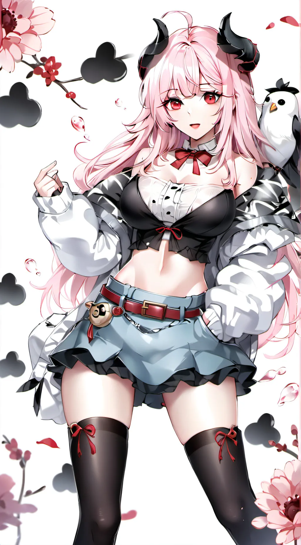 ai character: Ashley  background