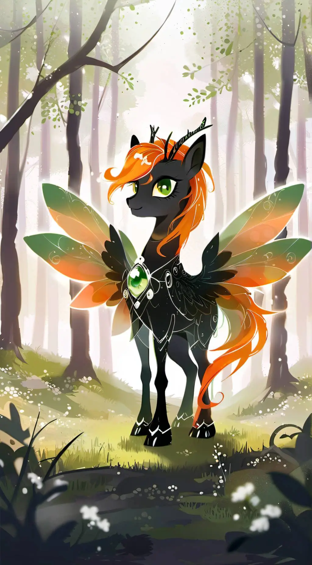 ai character: Queen Cadista 🦋👑 background