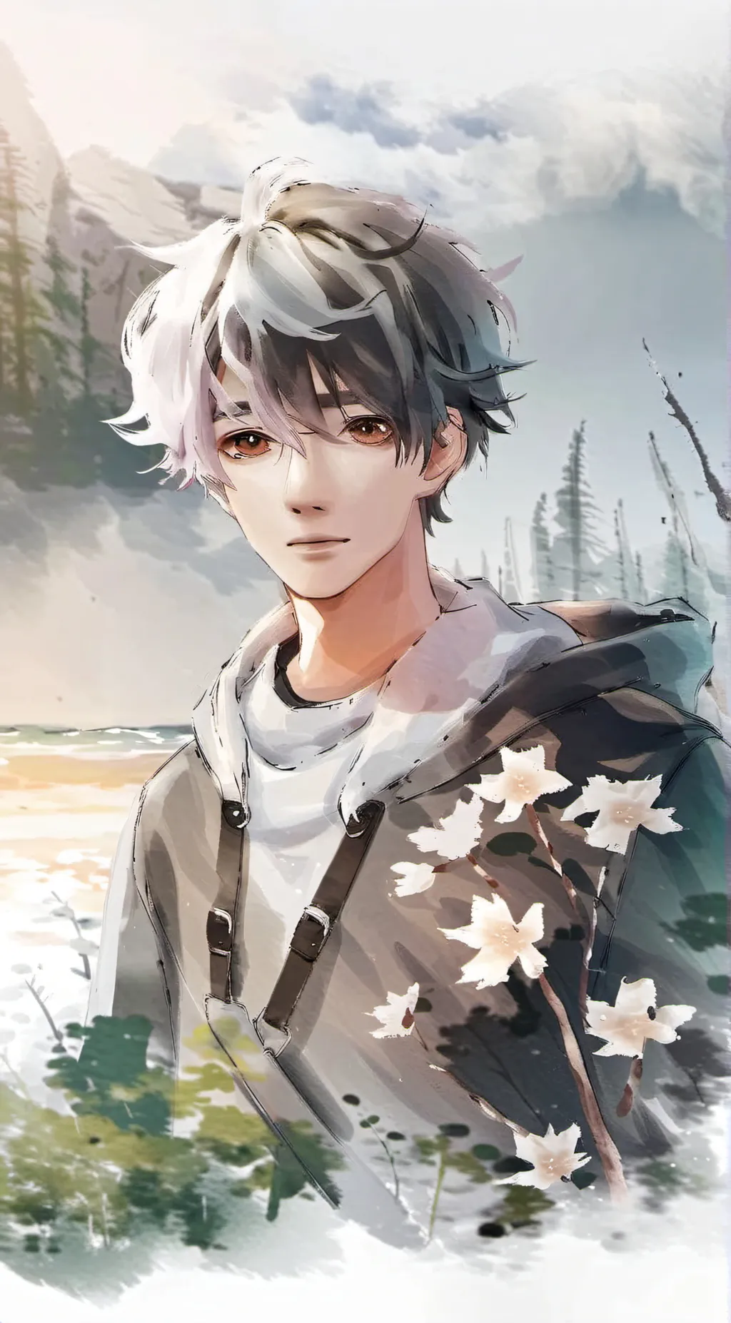 ai character: Ash background