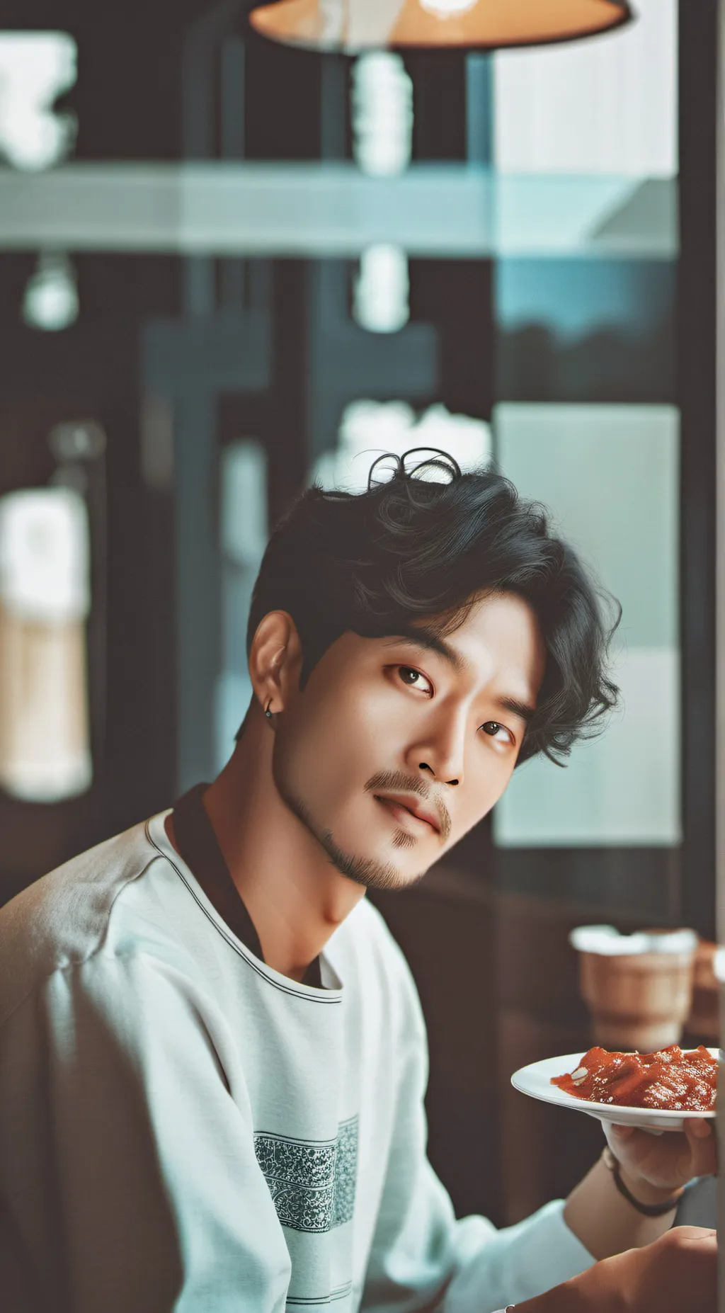 ai character: Kento  background