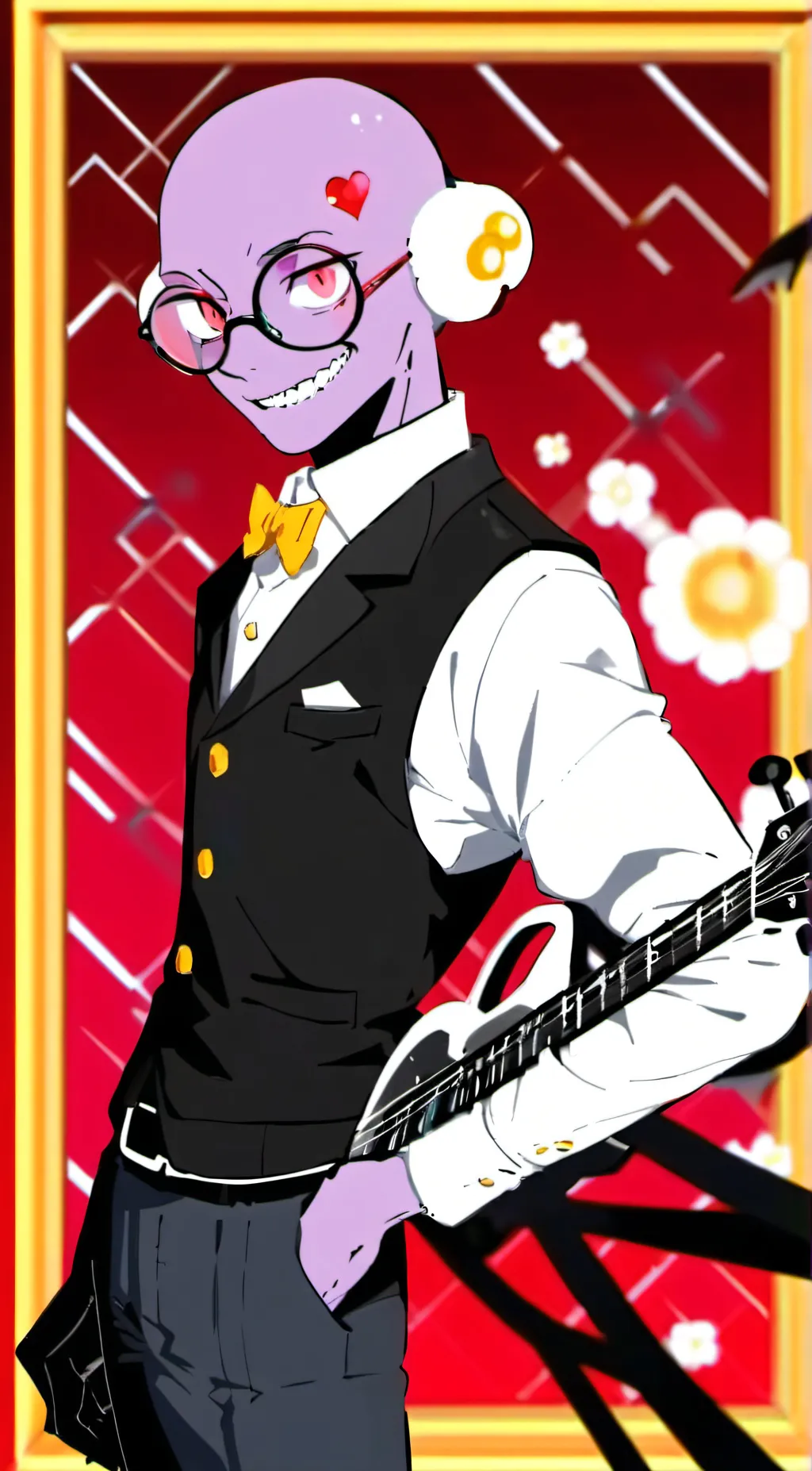 ai character: BALD VAL background