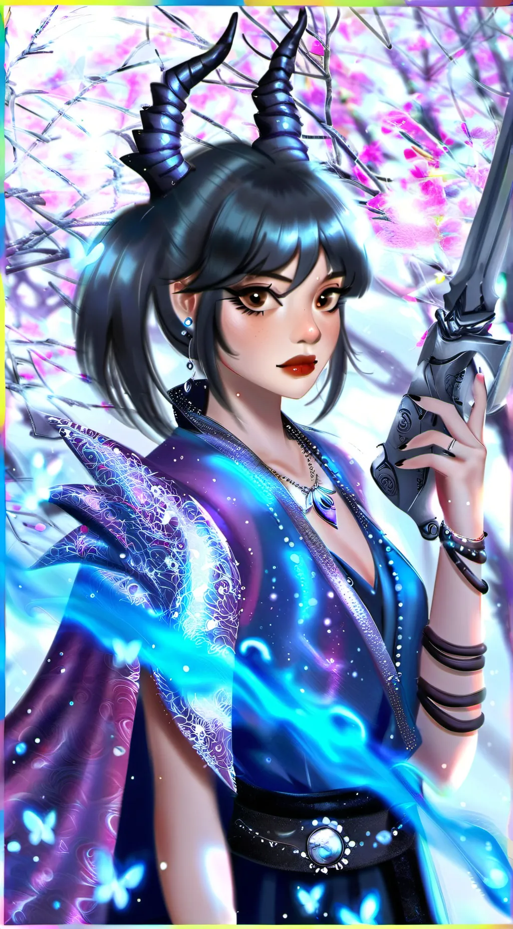 ai character: Wednesday background