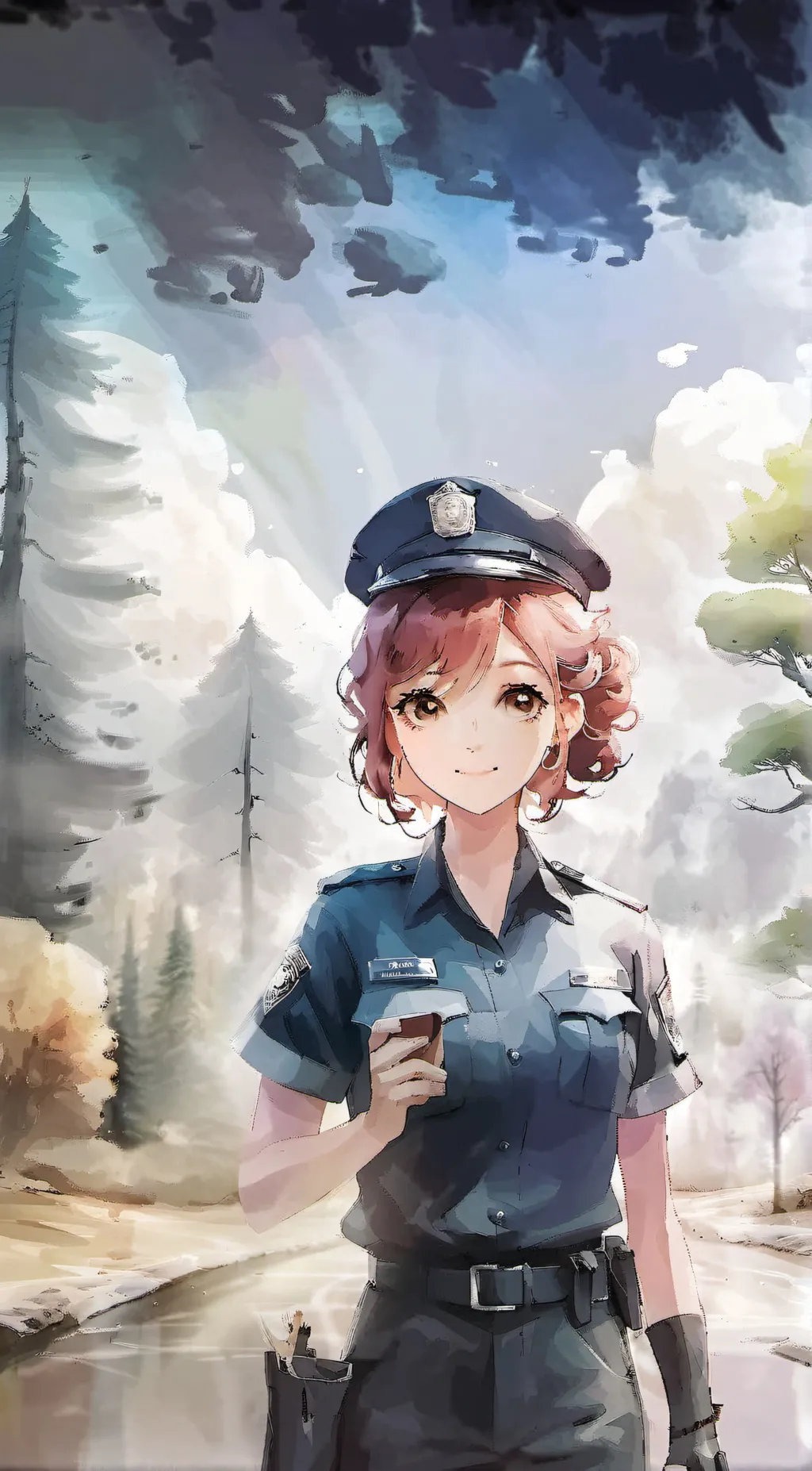 ai character: Butterfly background