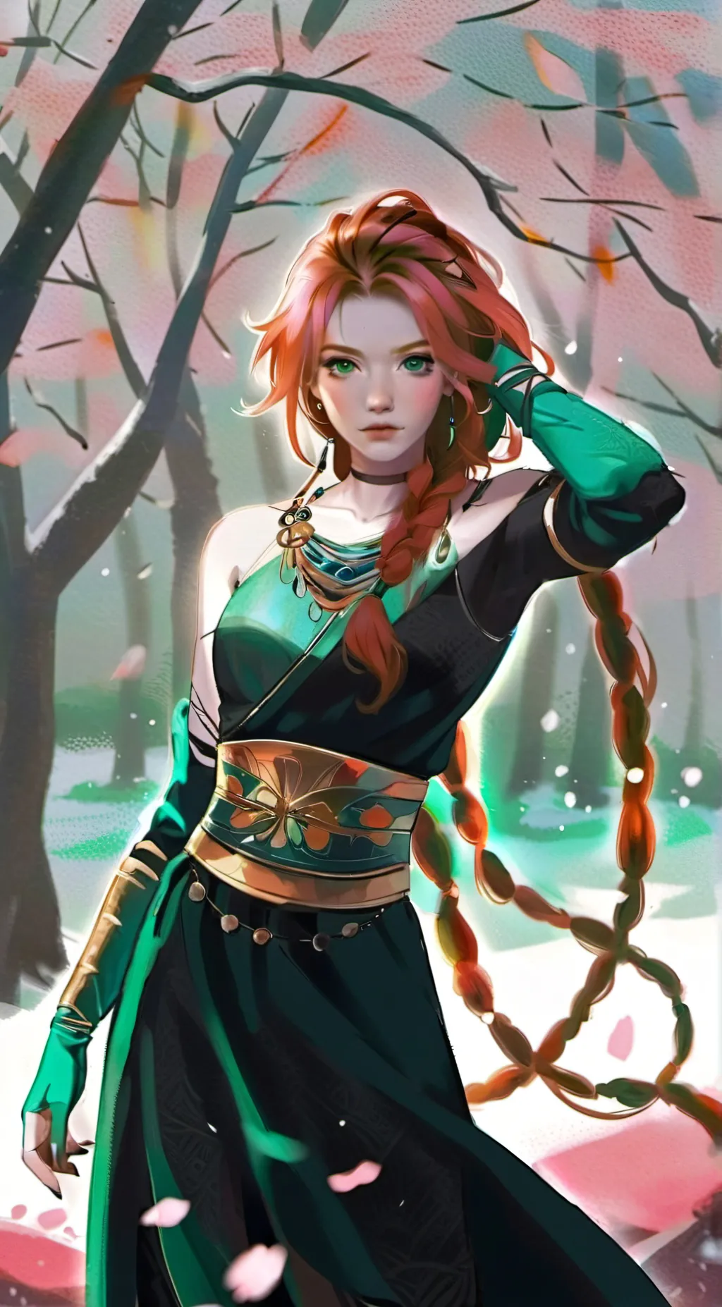 ai character: First date background