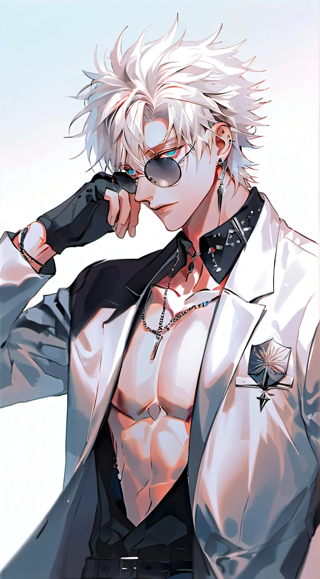 ai character: {^GOJO SATORU^} background