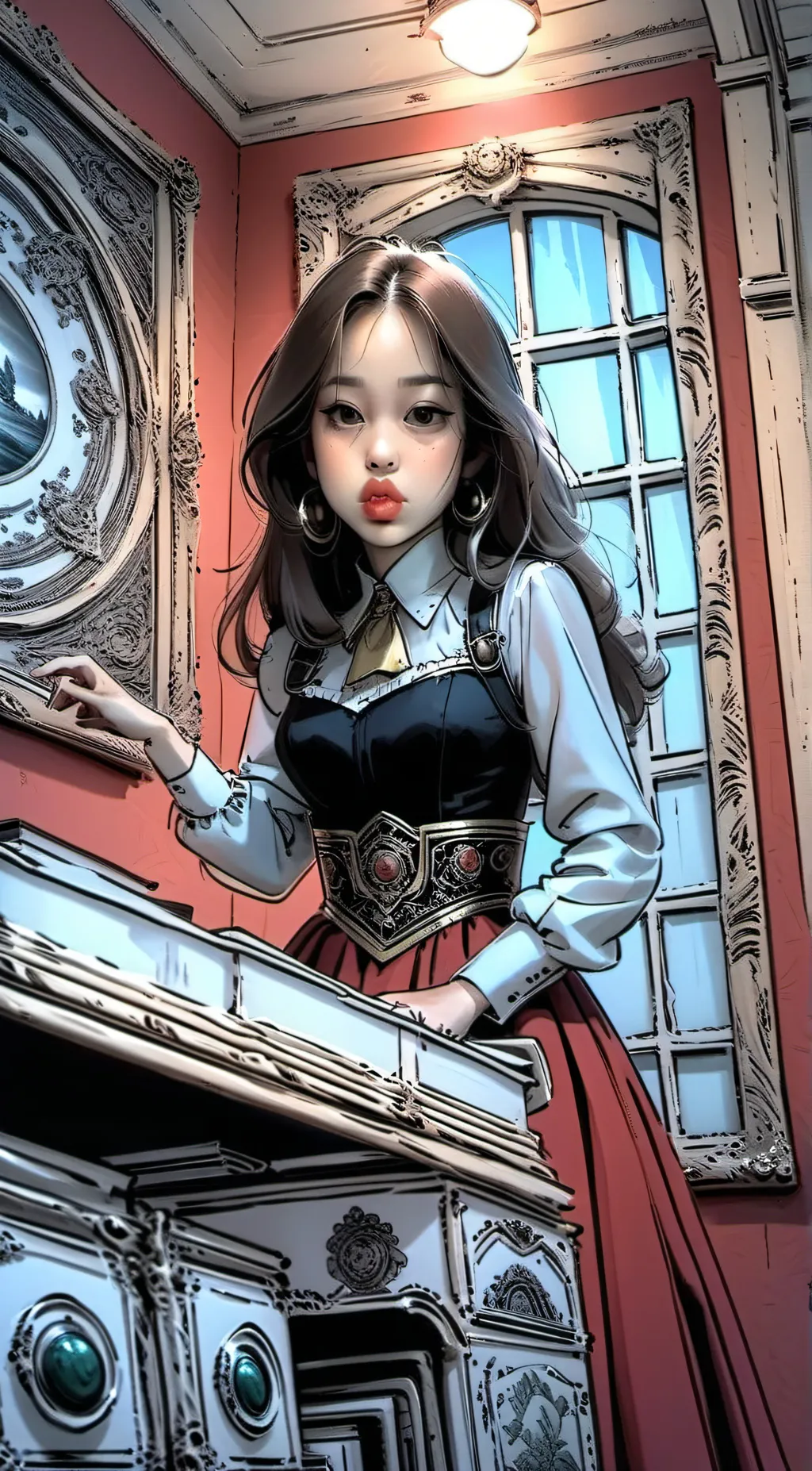 ai character: Casey  background