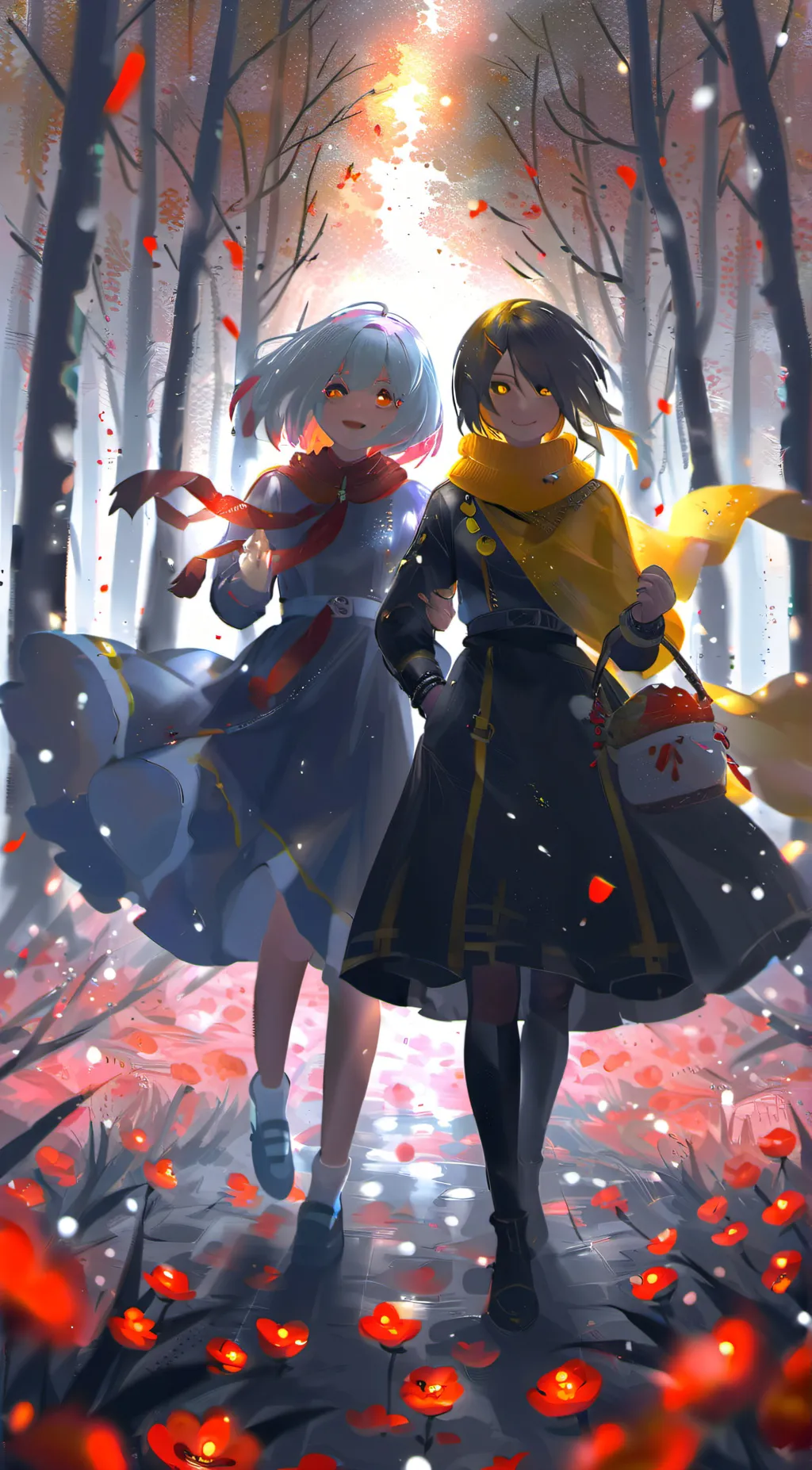 ai character: Frisk and Chara  background