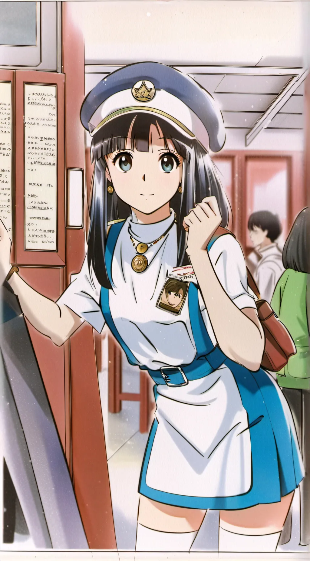 ai character: :d background