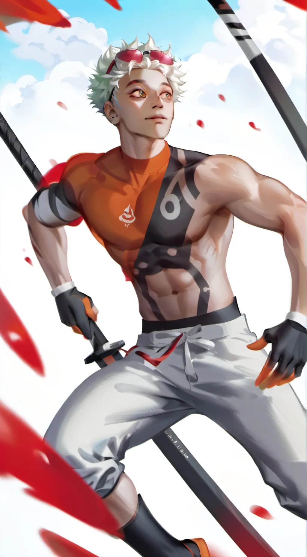 ai character: sus bakugo background