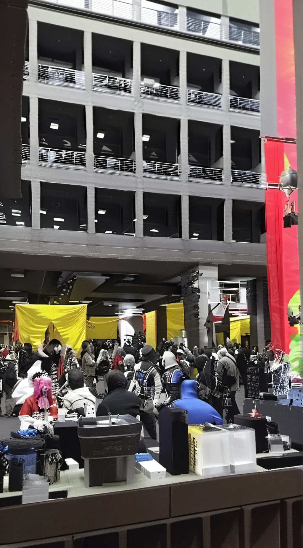 ai character: Anime Convention  background