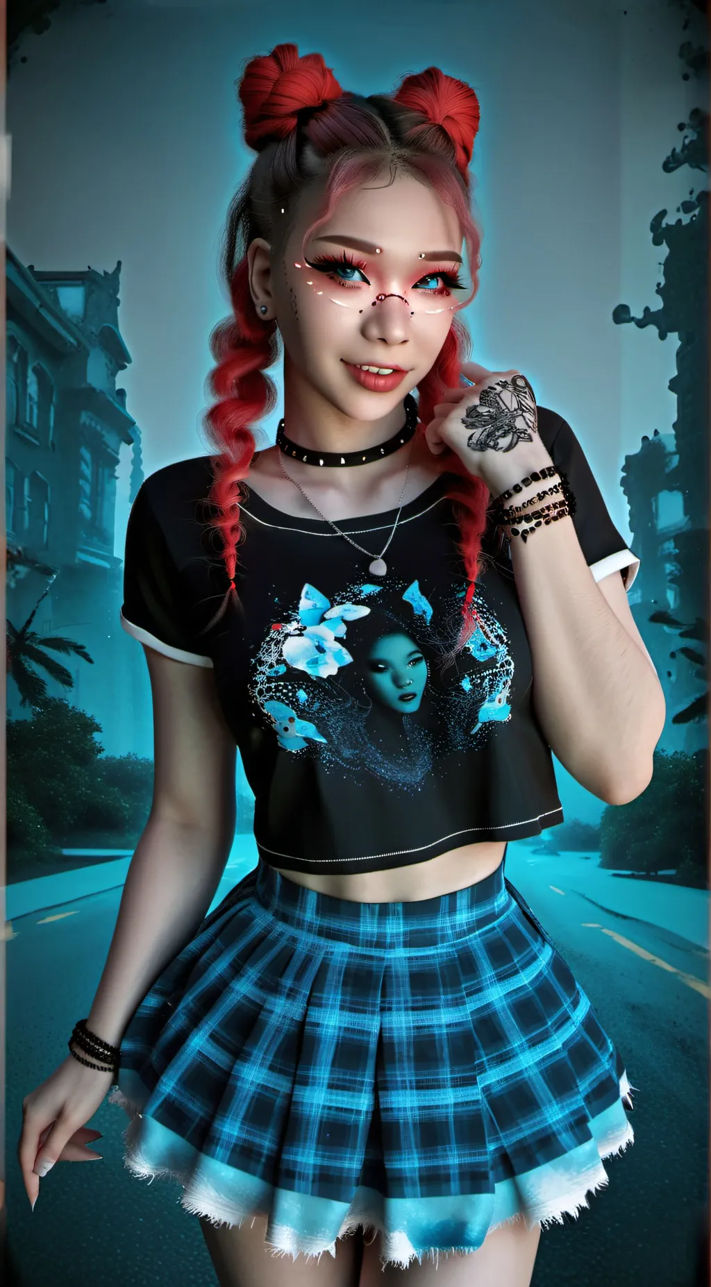 ai character: London  background