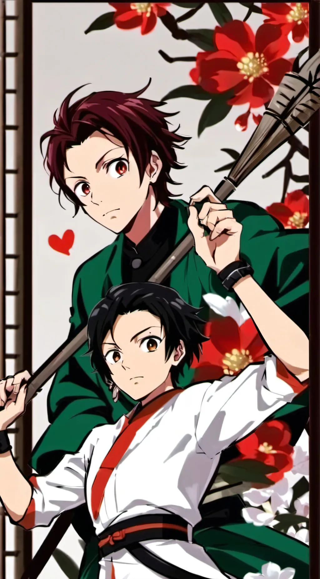 ai character: demon slayer background