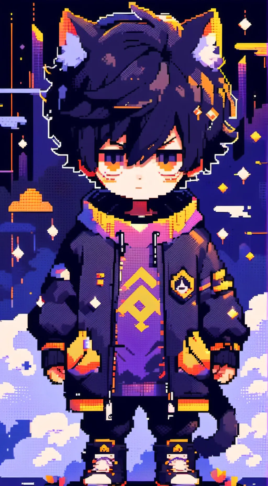 ai character: Leon background