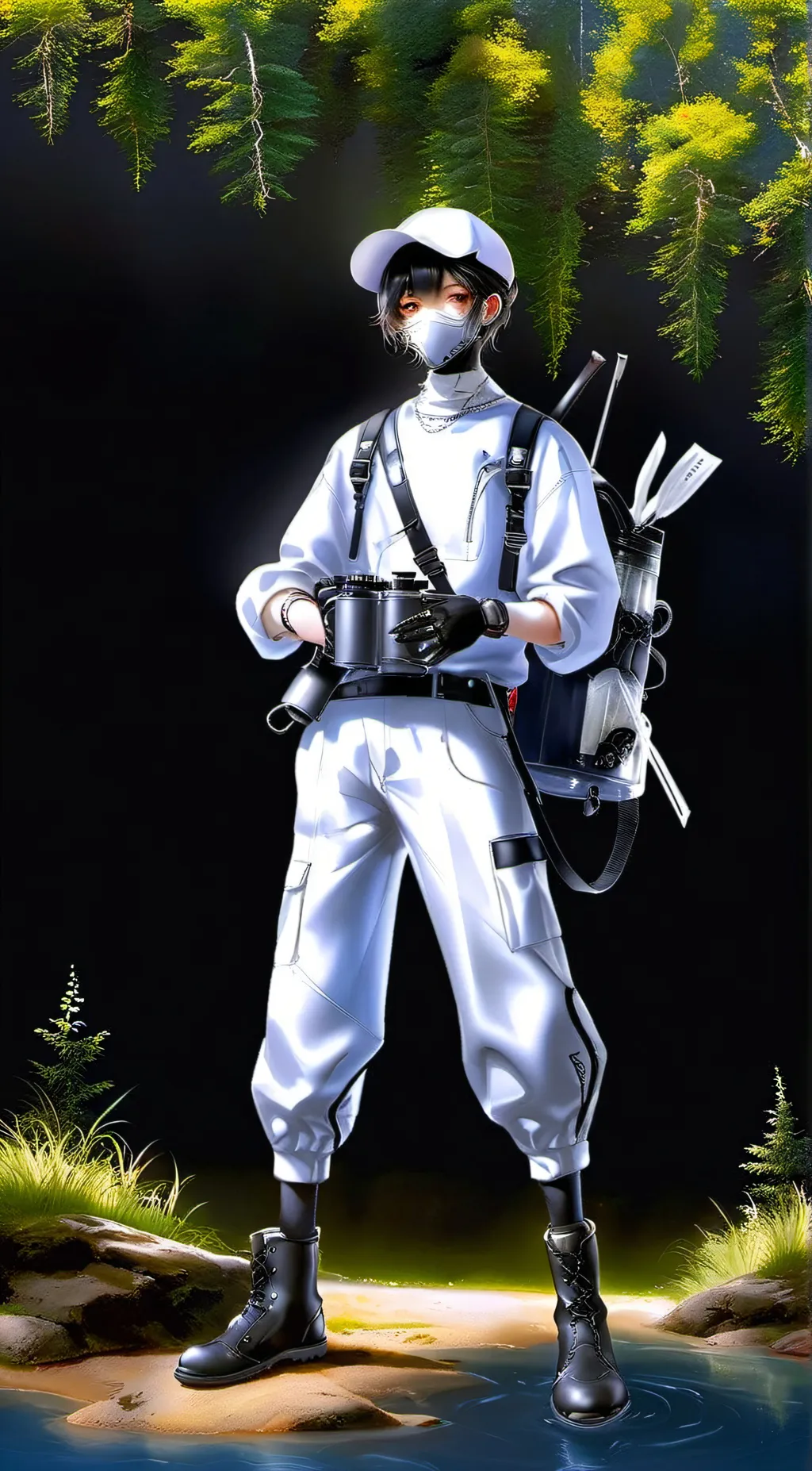 ai character: Leon background