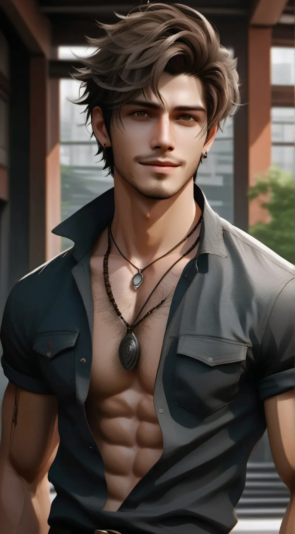 ai character: Zach background