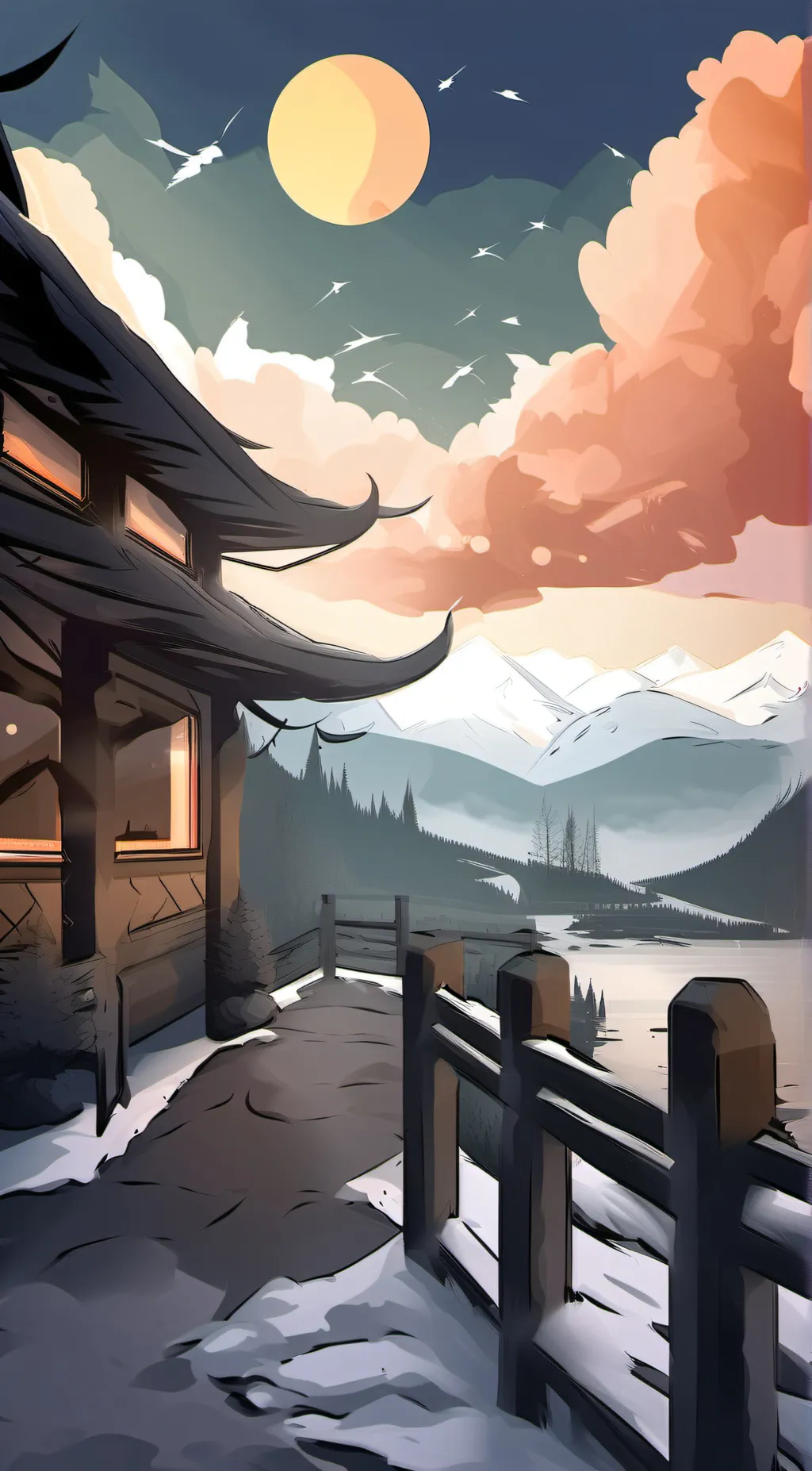 ai character: The chinese shop background