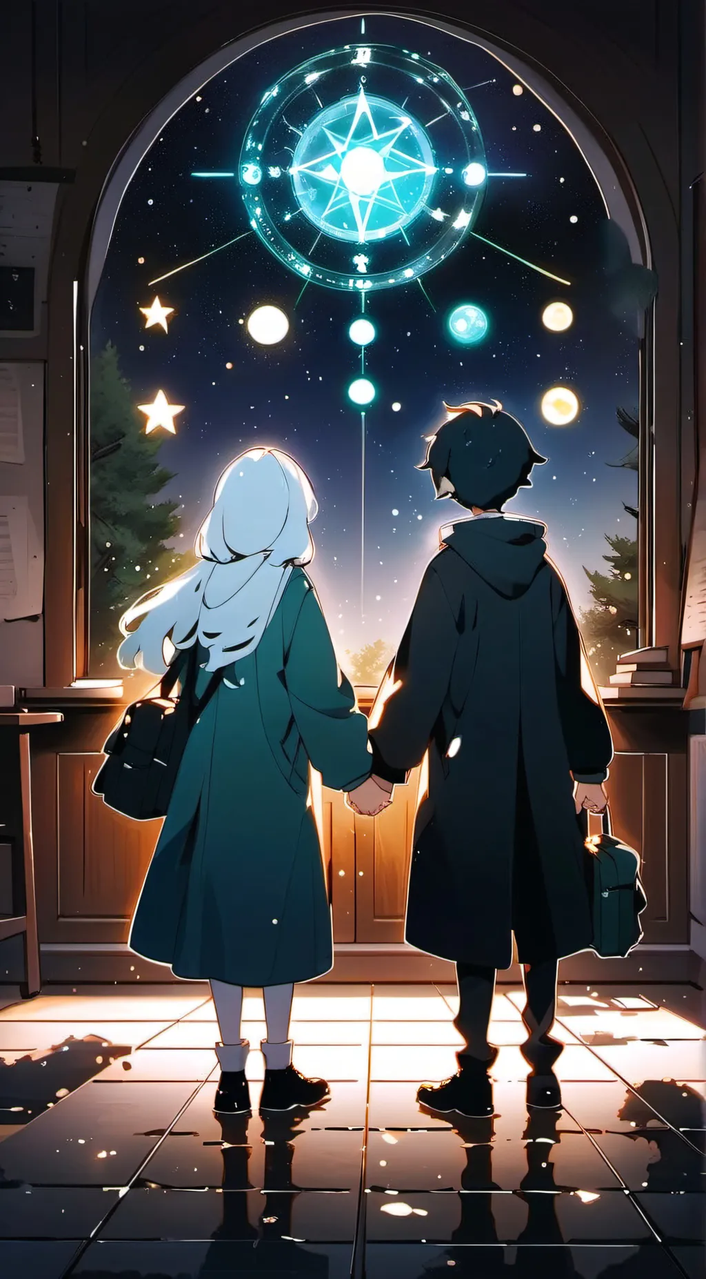 ai character: zodiac sign gc sch background