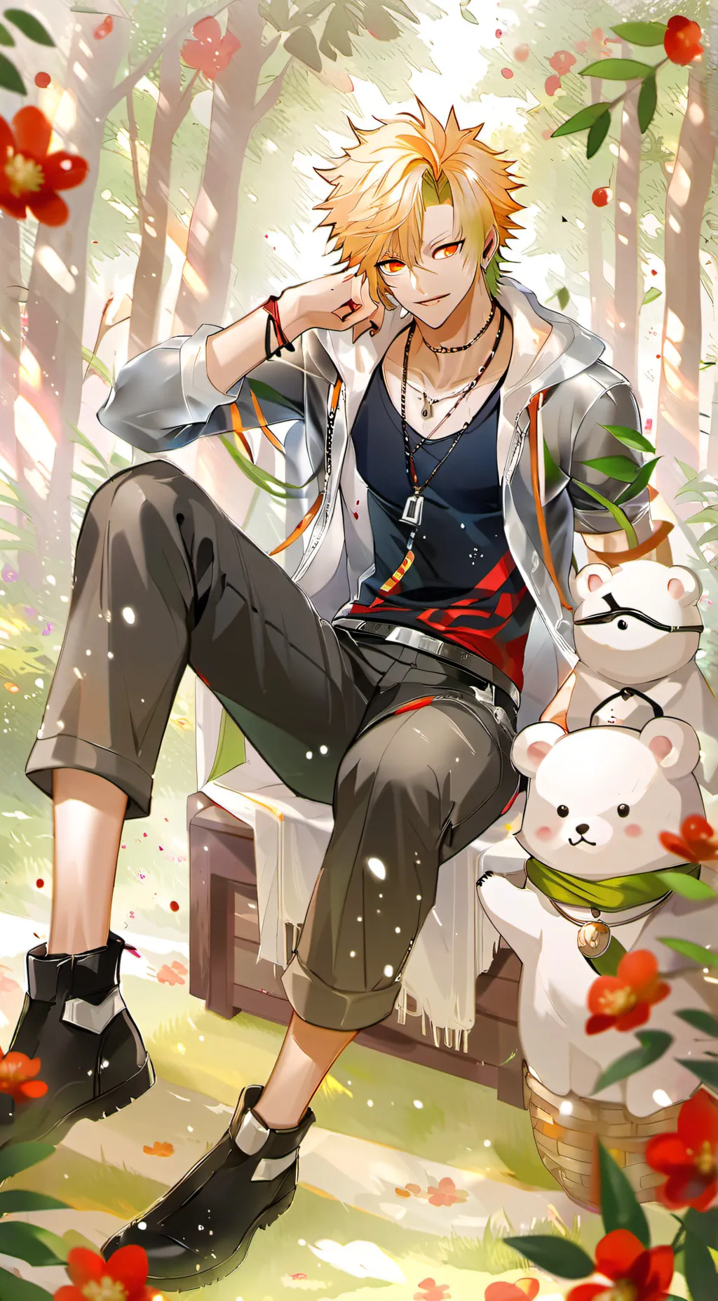 ai character: Bakugo background