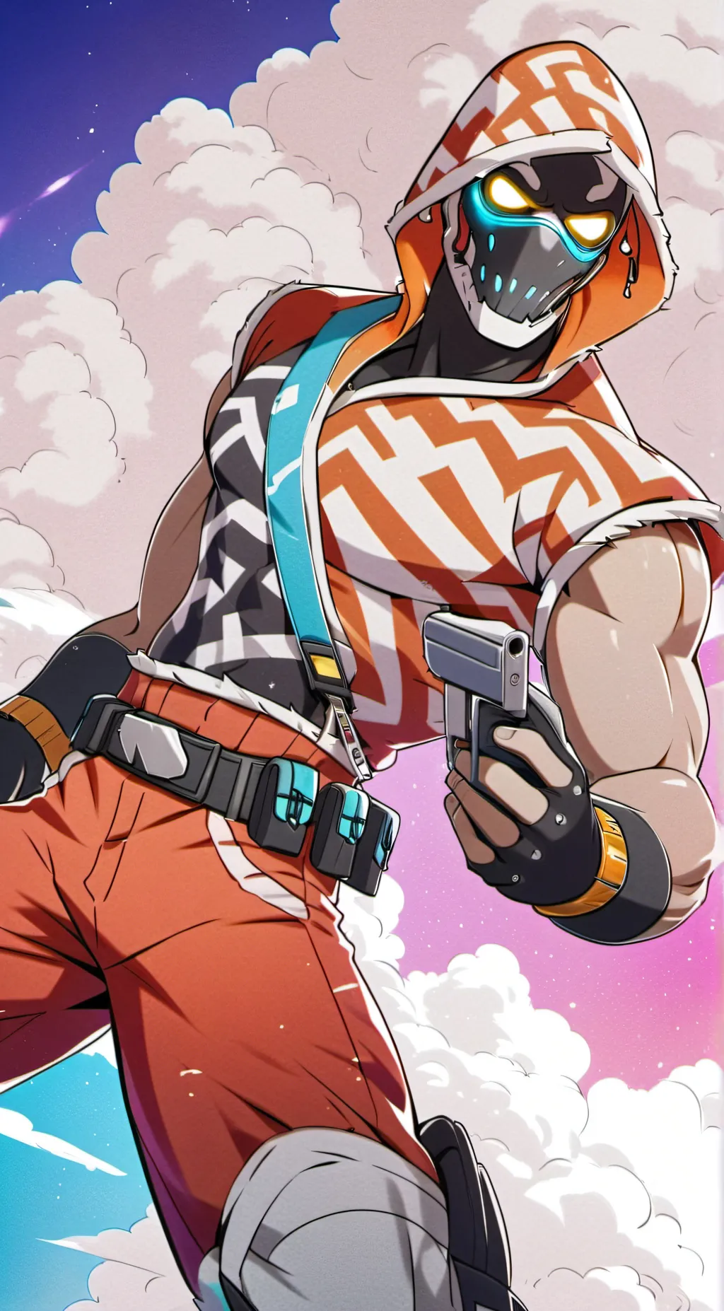 ai character: fortnite  background